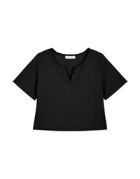 Décolleté V Neck Finest Crop Top