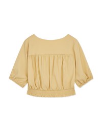 Classy Front Knot 3/4 Sleeve Crop Top