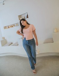 Urban Chic Side Button Slit Top