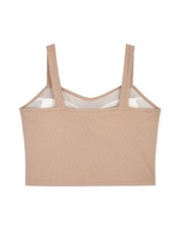 【Air 2.0】Simple Plain Button Air Comfy Bra Tank Top