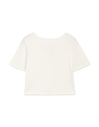 Basic Minimalistic Button Down Crop Top