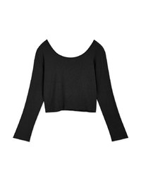 Enhanced Hollow Striped Crop Top