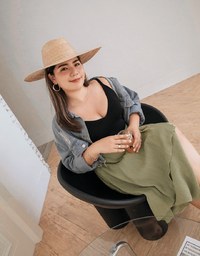 Irregular Layered Slit Flowy Maxi Skirt