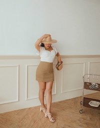 360° Pleated Slim Skort