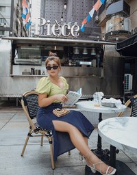 Side Slit Denim Jeans Pencil Skirt (With Belt)