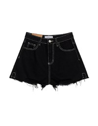 Iconic Seamline Ripped Shorts