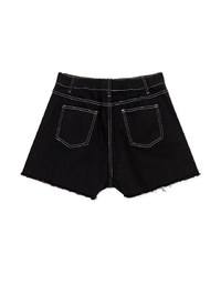 Iconic Seamline Ripped Shorts