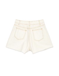 Iconic Seamline Ripped Shorts