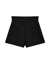 Casual Cooling High Waisted Pleated Short