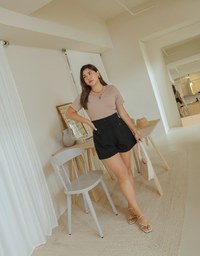 Casual Cooling High Waisted Pleated Short