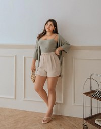 Cooling CEO Tie-Ribbon Slimming Suit Shorts