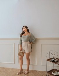Cooling CEO Tie-Ribbon Slimming Suit Shorts