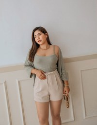 Cooling CEO Tie-Ribbon Slimming Suit Shorts