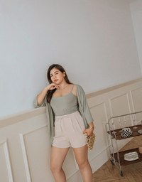Cooling CEO Tie-Ribbon Slimming Suit Shorts