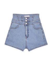 【Den!m LITE】Breezy Cooling No Filter Shape-Up Slimming Denim Shorts
