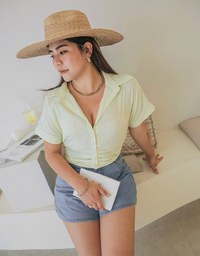 【Den!m LITE】Breezy Cooling No Filter Shape-Up Slimming Denim Shorts