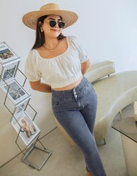 【Den!m LITE】Breezy Cooling No Filter Shape-Up Slimming Skinny-Fit Denim Jeans Pants