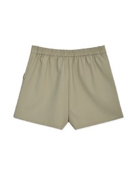 Enhanced Side Button Elastic Shorts