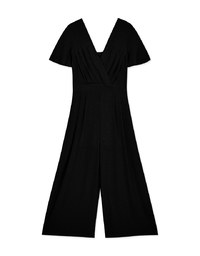 Classy Textured Pleated Jumpsuit