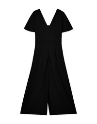 Classy Textured Pleated Jumpsuit