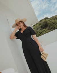 Classy Textured Pleated Jumpsuit