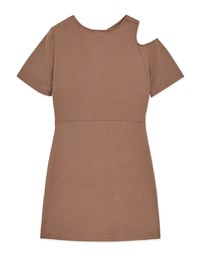 Sensual One-Shoulder Cut-Out Mini Dress