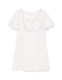 Sweet Sultry Puff Sleeve Mini Dress
