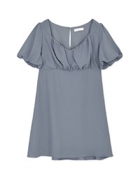 Sweet Sultry Puff Sleeve Mini Dress