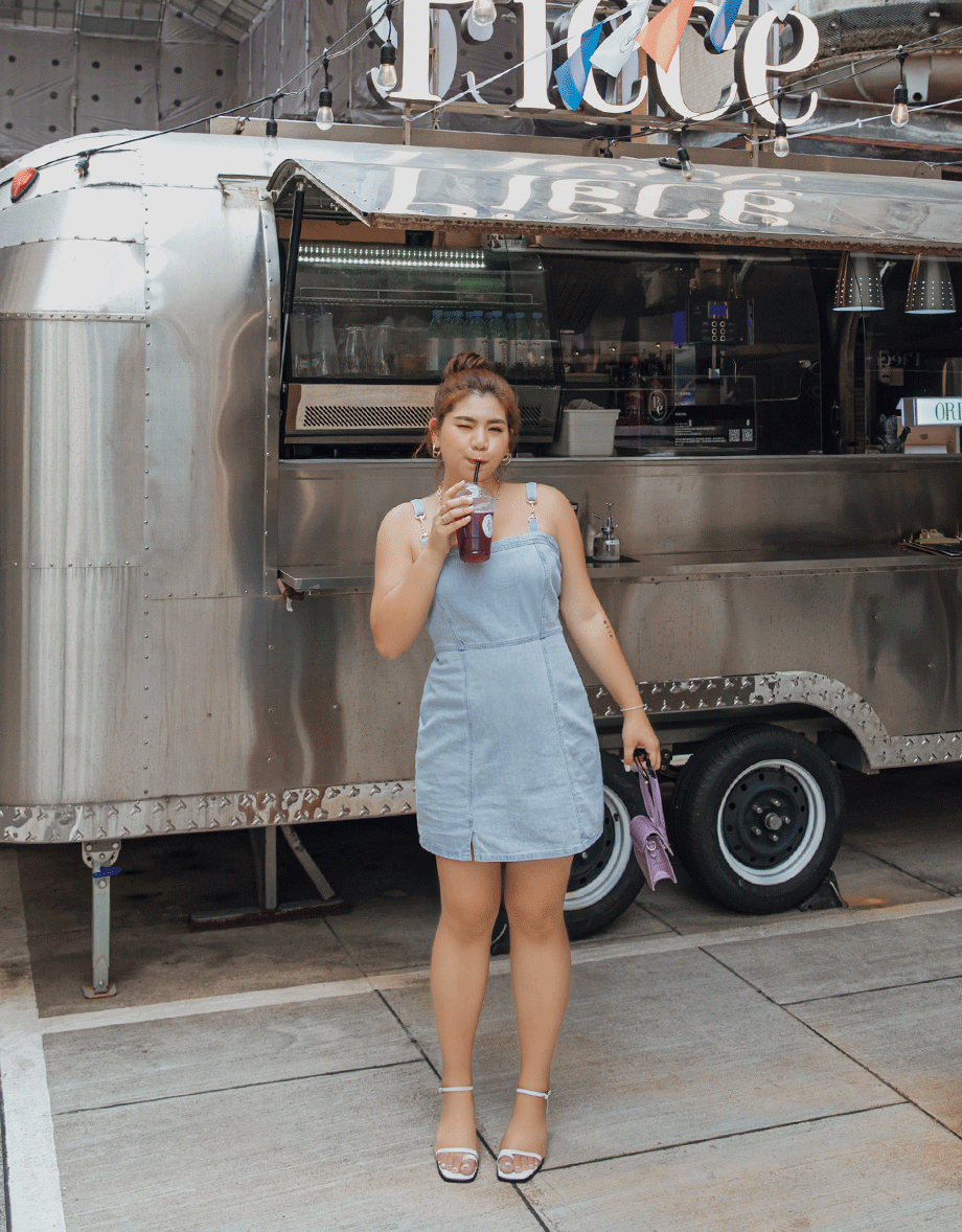 Metallic Chain Strap Denim Jeans Mini Tank Dress