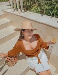 Scrunch Cami Top & Ribbon Cardigan Set Wear