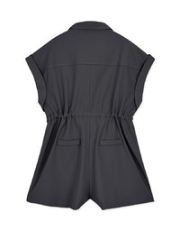 Casual Chic Drawstring Playsuit
