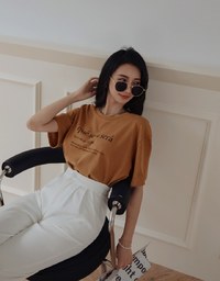 Beyond Basic Oversize Short Sleeve Loose Top