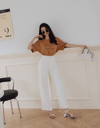 Beyond Basic Oversize Short Sleeve Loose Top