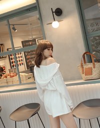 Elevated Casual Sun Protection Cooling Cinched Waist Hoodie