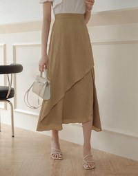 Enhanced Square Neck Ruffled Splice Top