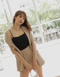 【Air 2.0】Air Comfy Silky Yoga Fabric Thin Strap Bra Top