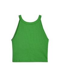 【Vacanza】Soigné Halter Knit Top (With Padding)