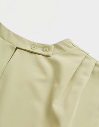 【Vacanza】Shoulder Scrunch Sleeveless Tank Top