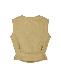 Smart Casual Lapel Buttoned Top