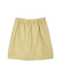Edgy Chic Slit Weave Mini Skirt