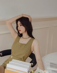 Elevated Detailing Overlap Skorts