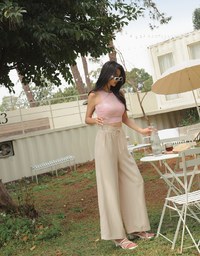 Cooling CEO Tie-Ribbon Slimming Suit Straight Pants