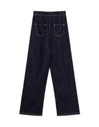 【Vacanza】Casual Cooling Slit Straight-Leg Denim Jeans Pants