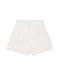 Bias-Cut Buttoned A-Line Skorts