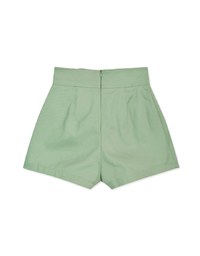 Bias-Cut Buttoned A-Line Skorts