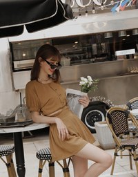 Elevated Casual Paperbag-Waist Pleated Shorts