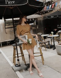 Elevated Casual Paperbag-Waist Pleated Shorts
