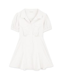Feminine Aesthetic Mini Shirt Dress