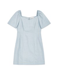Retro Tailored Cutline Mini Dress