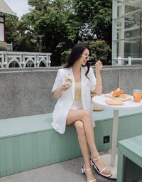 Edgy Smart Cooling Suit Blazer (With Shoulder Pads)